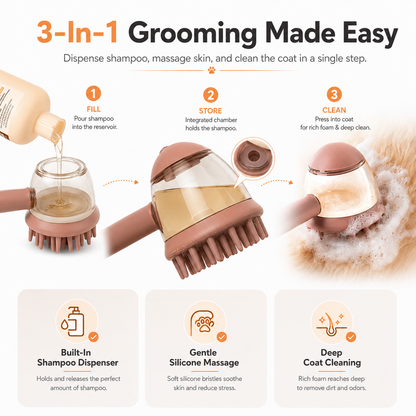 SPA Bath Massage Brush For Pets