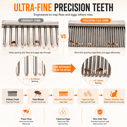 Flea-Free Pet Comb
