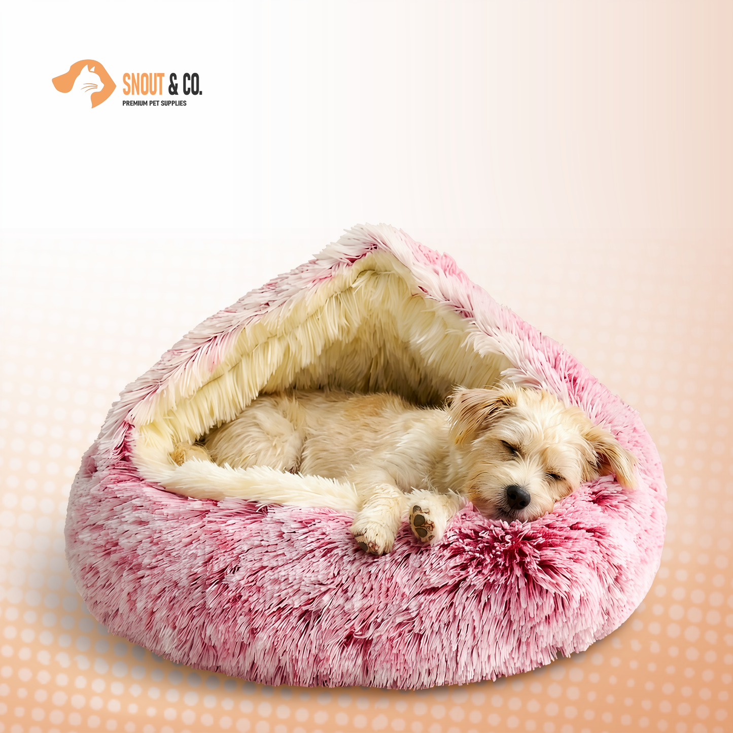 Calming Pet Cave Bed