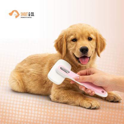 Less-Shedding Self-Cleaning Pet Brush