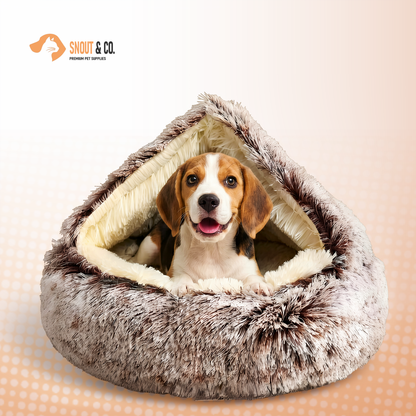 Calming Pet Cave Bed