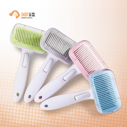Less-Shedding Self-Cleaning Pet Brush