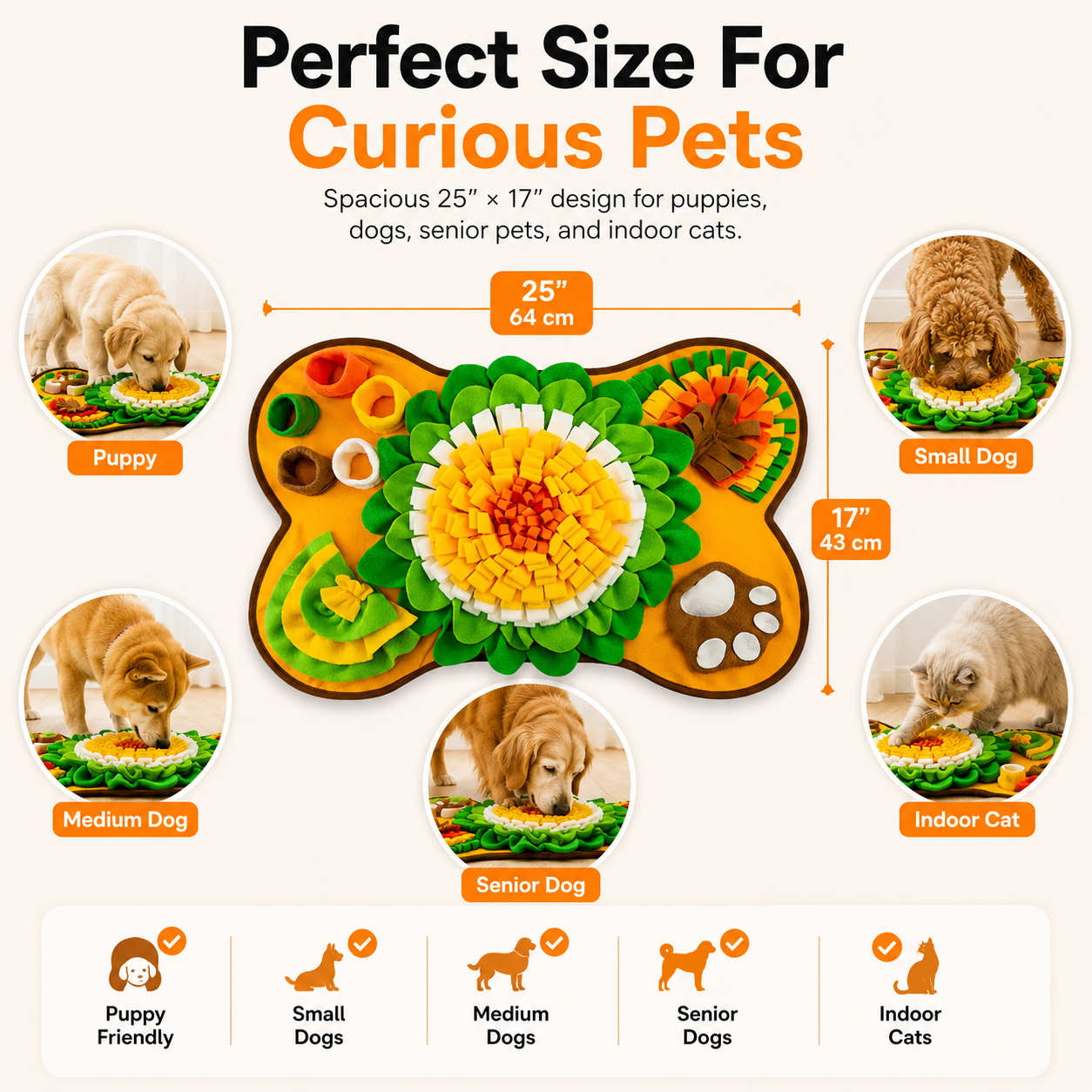 Slow Feeding Snuffle Mat