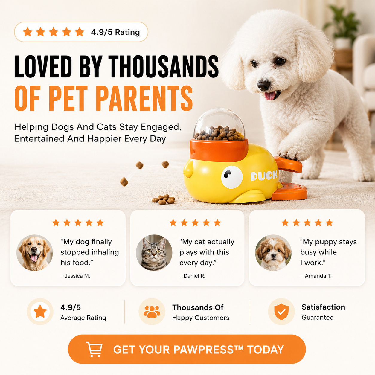 PawPress™ - Interactive Slow Feeder