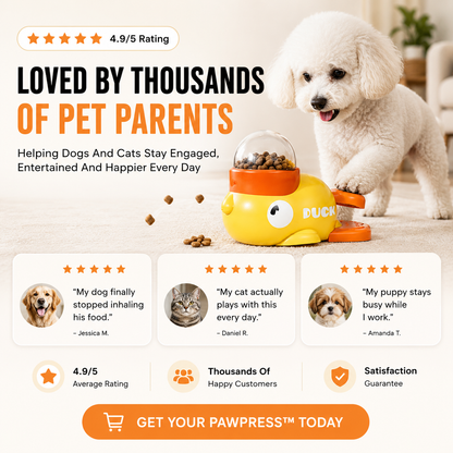 PawPress™ - Interactive Slow Feeder